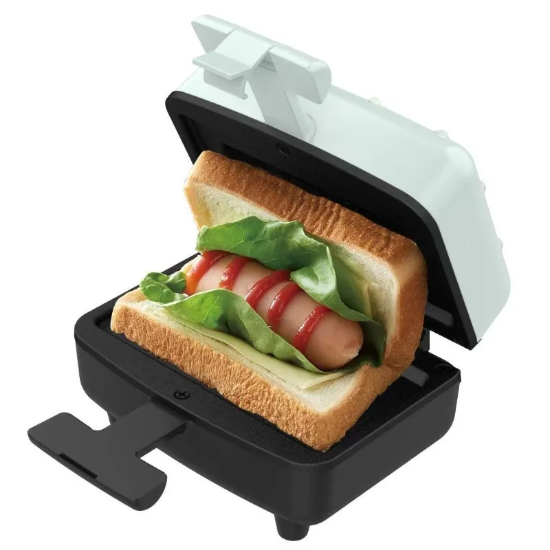 

110V-220V Mini Sandwich Maker, Baked Burger Maker, Double Sided Heated Breakfast Maker
