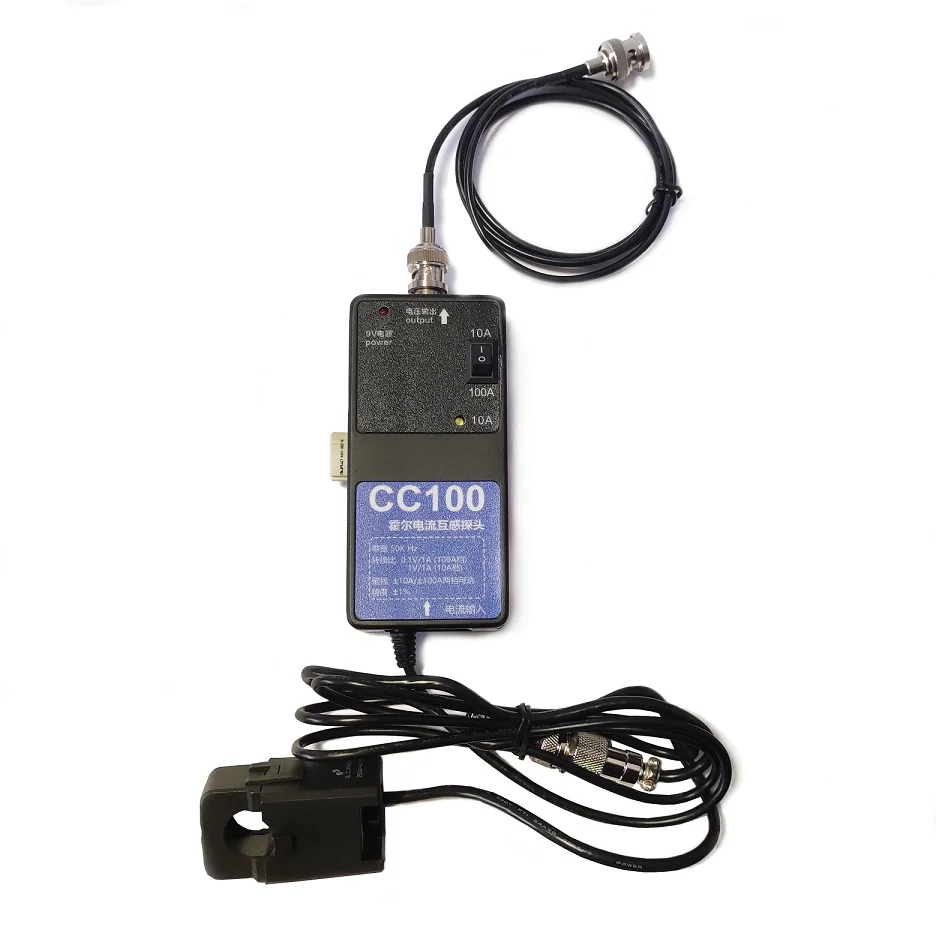 

LOTO CC100 Current Clamp Probe - DC to 50KHz, Universal Oscilloscope Compatibility