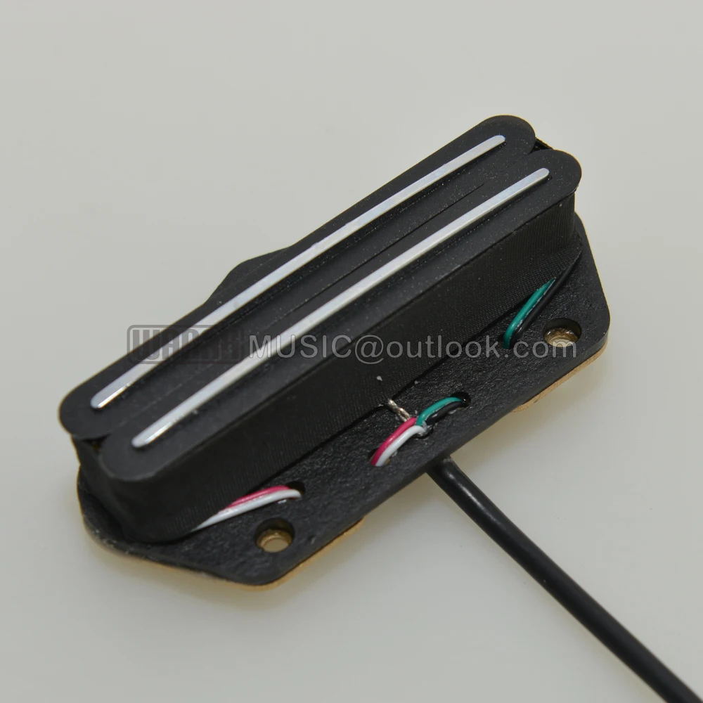 Alnico 5 captador de guitarra quente duplo trilhos captador mini humbucker ponte captador 6k 9k 13k apto para guitarra tlcaster