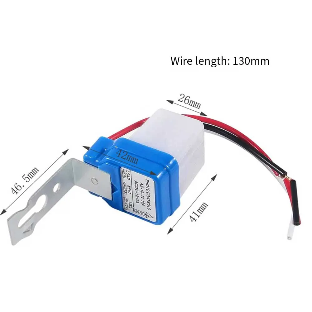 AS-10 12V Light Control Switch Twilight SwitchSensor Auto On Off For Streetlight  Electrical Equipment Tool Accessory