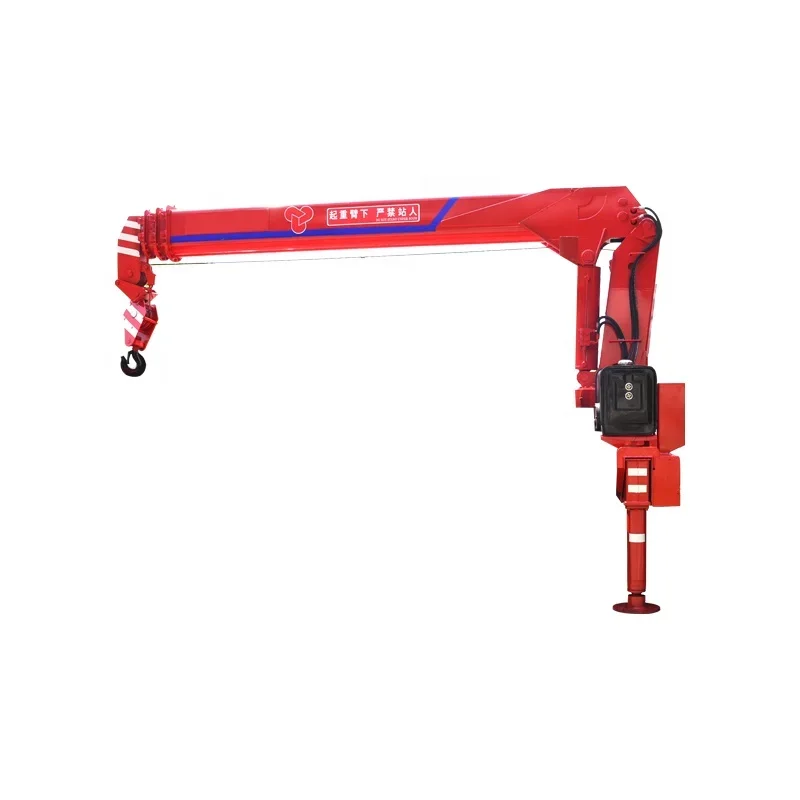 China Famous Manufacturers Crane Manipulator 4 Ton 5 Ton 6.3 Ton Hydraulic Telescopic Boom Straight Arm Crane