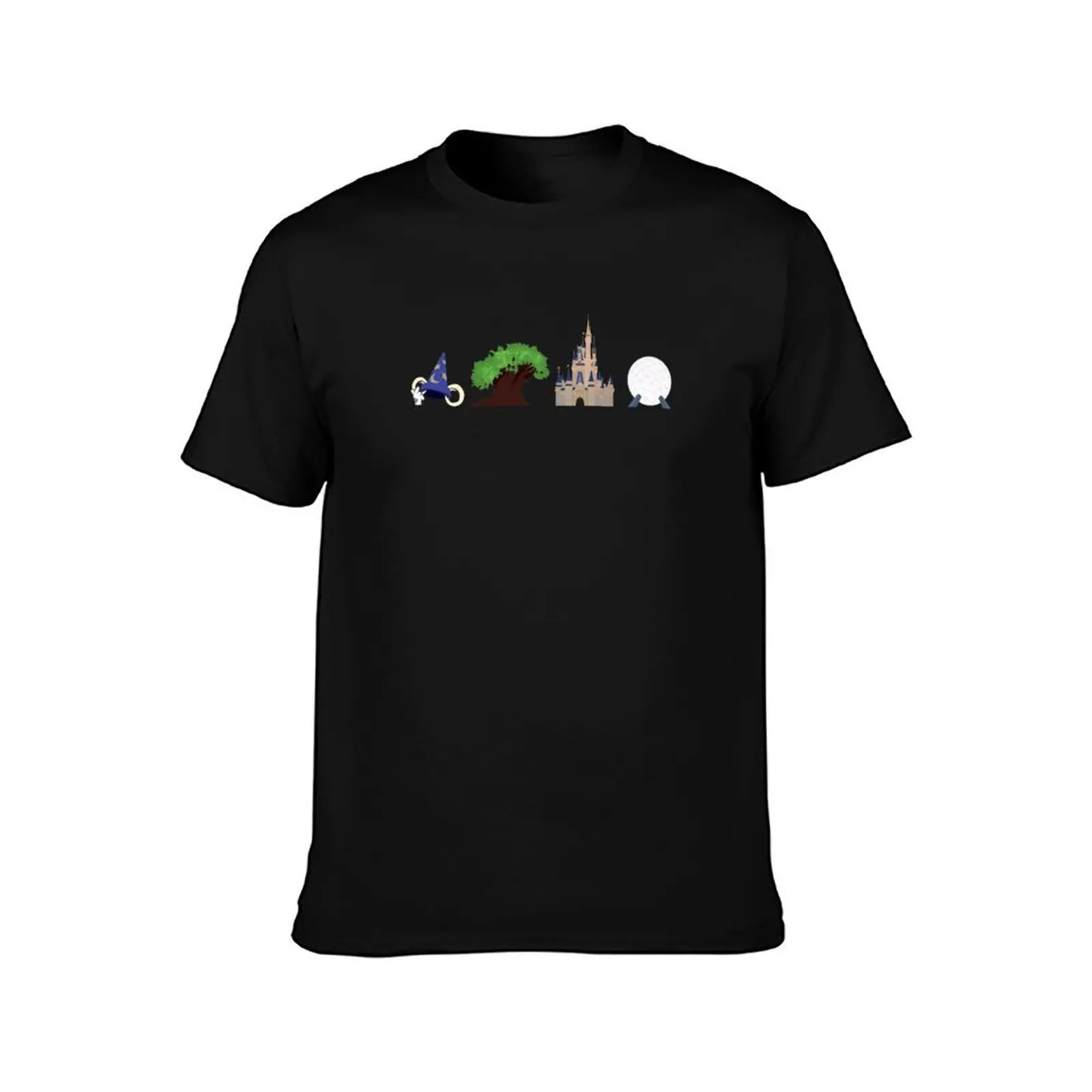 The Parks T-Shirt Summer Casual Cotton Tee Oversized Streetwear Tops Vintage Graphic Print Loose Fit Short Sleeve