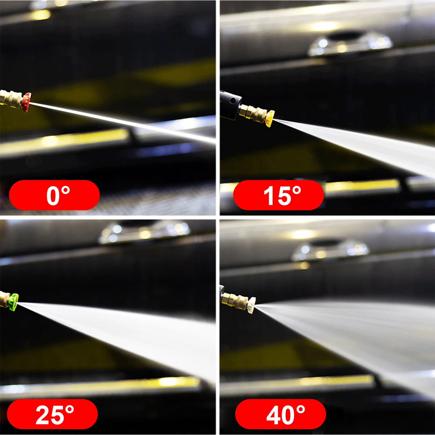 1/4" Quick Connect High Pressure Washer Spray Nozzle 1.0/1.2/1.4/1.6/2.0 Hole Garden Car Washing Cleaning Lance Water Gun Nozzle view 5
