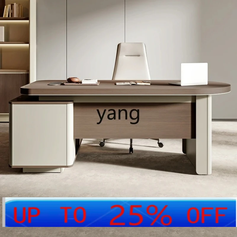 LTT office desk and chair combination simple modern single manager desk office