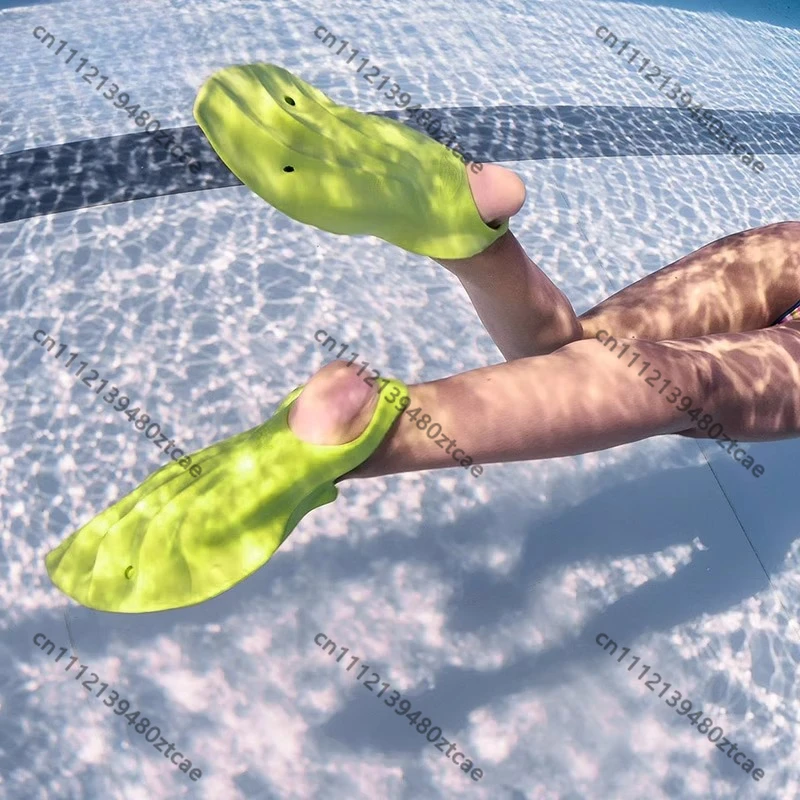 Professional Swimming Flippers Lightweight Buoyant Frog Shoes for Adults Kids Freestyle Training