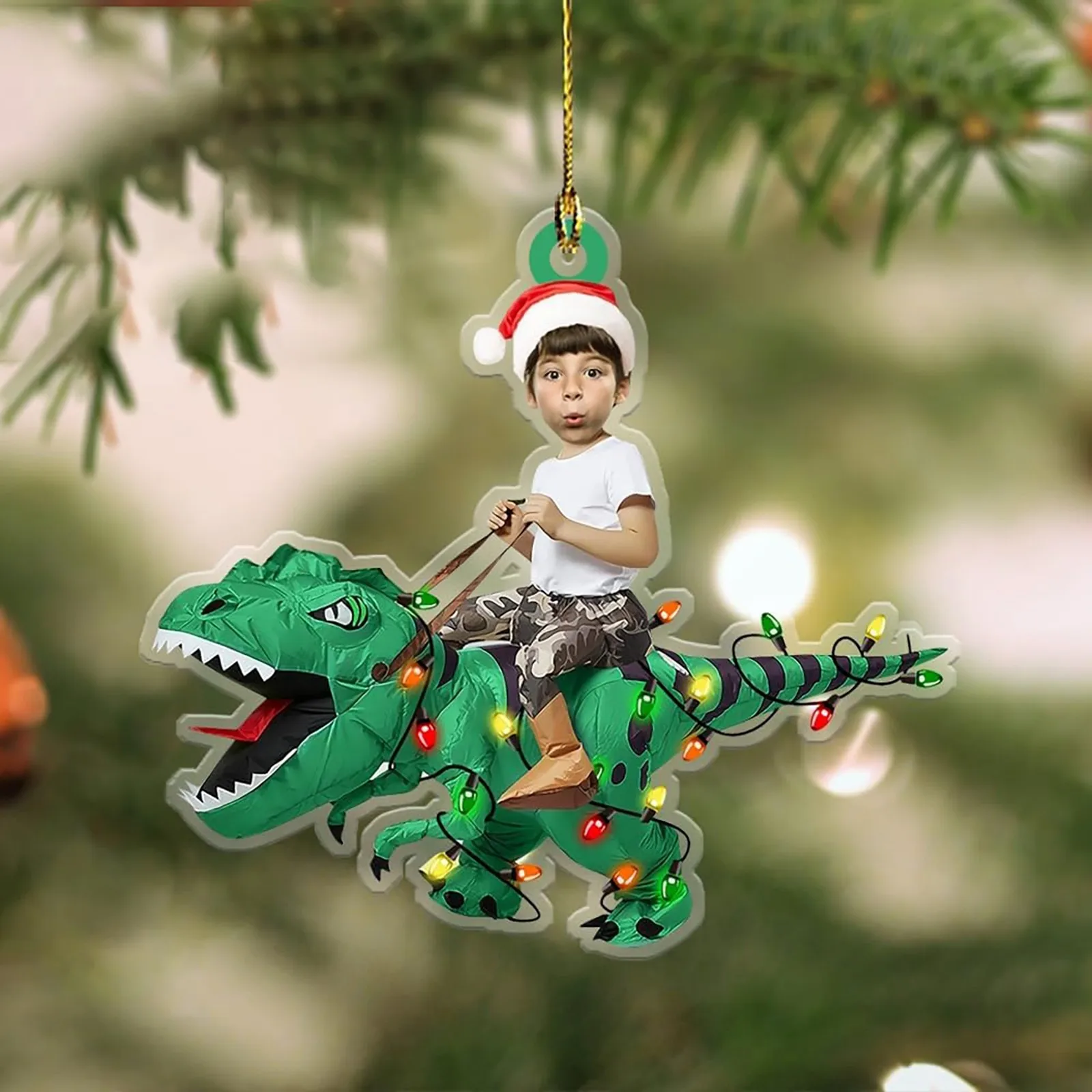 2023 Christmas Tree Pendant Acrylic Christmas Dragon Decorations Christmas Decorations Crafts Hanging Decorations Party Supplies