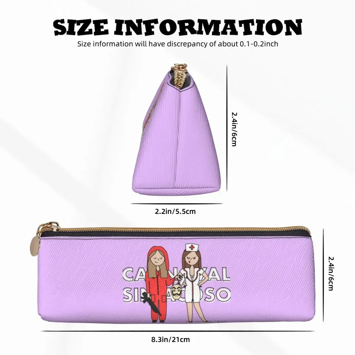 Enfermera En Apuros astuccio per infermiere Ctue College Pouch Girls Boys Zipper Lovely School Cases forniture stampate