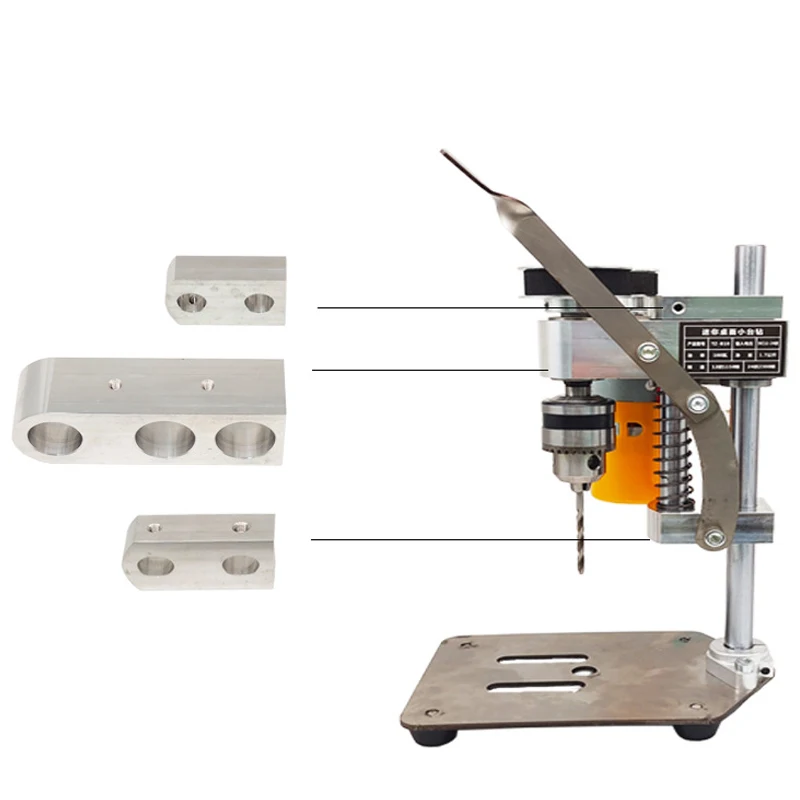 Imagem -04 - Mini Pequeno Micro Desktop Drill Faça Você Mesmo Precision Ver Repair Tools Máquina de Perfuração Doméstica dc