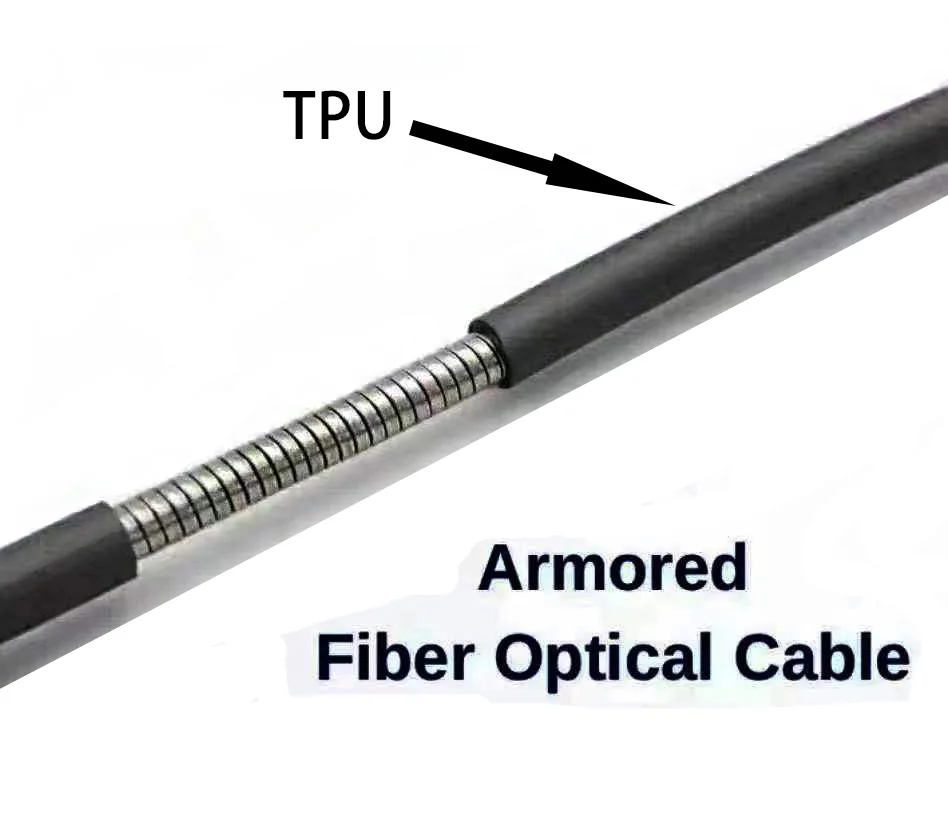 

High Performance 4-Channel Outdoor Field Armored Multimode Fiber Optic Cable with Drum Communication Cable