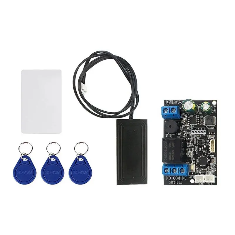 

ABZZ-Mobile Phone Control Board Fingerprint IC Card DIY Relay Module 13.56Mhz Access Control Card Controller