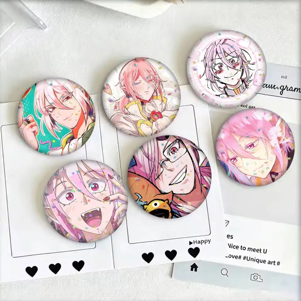 Welcome to Demon School! Iruma-kun Alice Asmodeus 25 32 44 58 75mm Badges Personalized Round Brooches Pins Accessory Gift