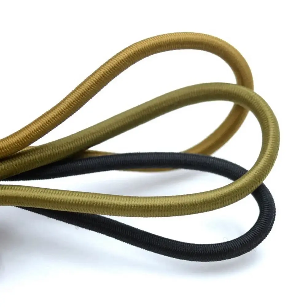 High-Quality 3mm/4mm Strong Elastic Rope 4 Colors 4 Meters Length Sewing Garment Craft DIY Backpack Accessories Outdoor Tool