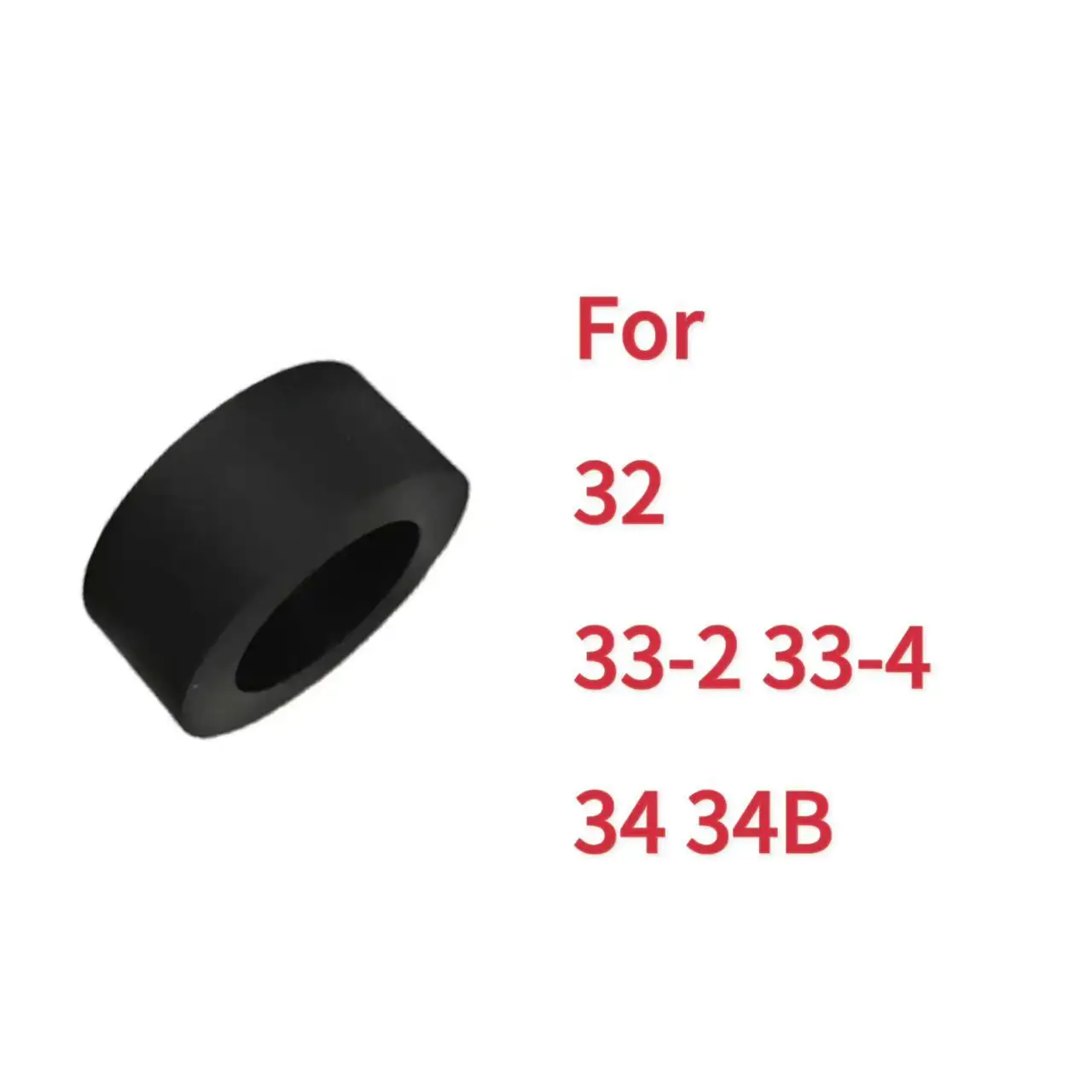 Pinch Roller Tires For TASCAM 32 33-2 33-4 34 34B Black Rubber