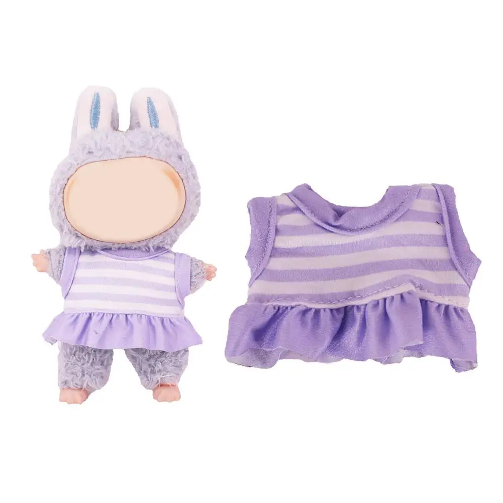 17cm Doll's Clothes For Labubu Cute Mini Swimsuit Outfit Clothing Accessories Holiday Gifts For Labubu Doll Changing Clothes