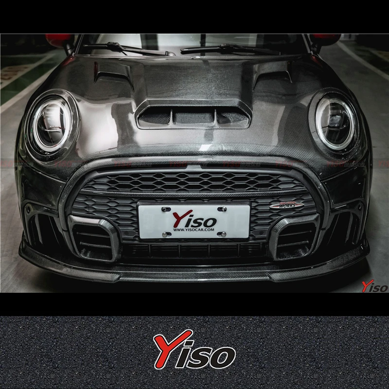 FOR BMW MINI F55 F56 JCW Cooper S Modified Carbon fiber Aerodynamic YISO HOOD