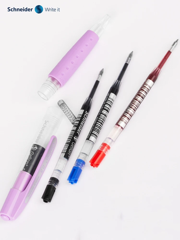 10pcs Schneider G-2 Gelion+ Gel Ink Cartridges Gel Pen Refill 0.5mm ISO Format G2 European Standard Office Supplies