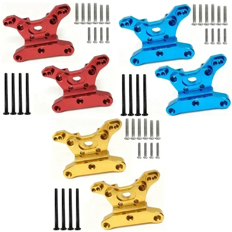 For SCY1/16 16101 16102 16103 16106 16201 PRO High speed RC car upgraded metal fittings front and rear shock brackets