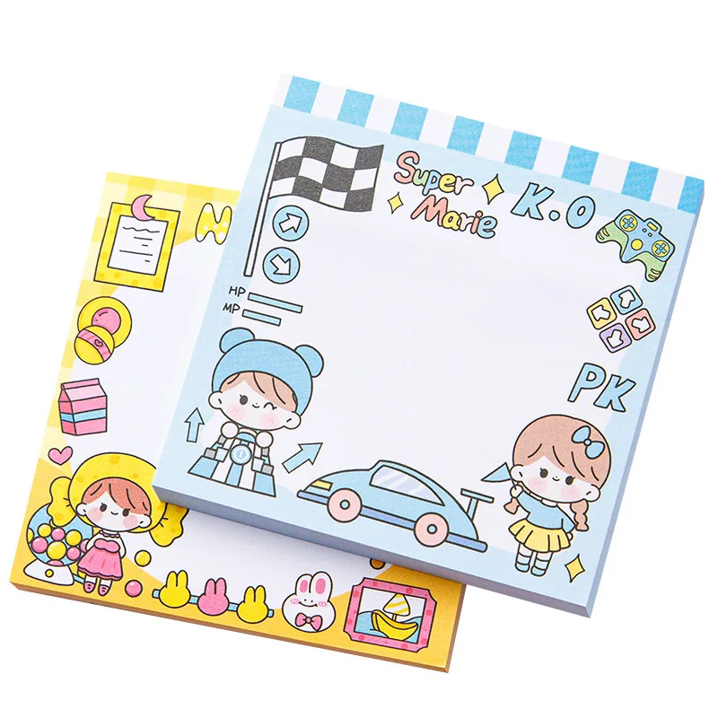 80 pages/set Kawaii INS Girl N Times Sticky Notes Planner Sticker To Do List Planner Stationery School Office Supplies