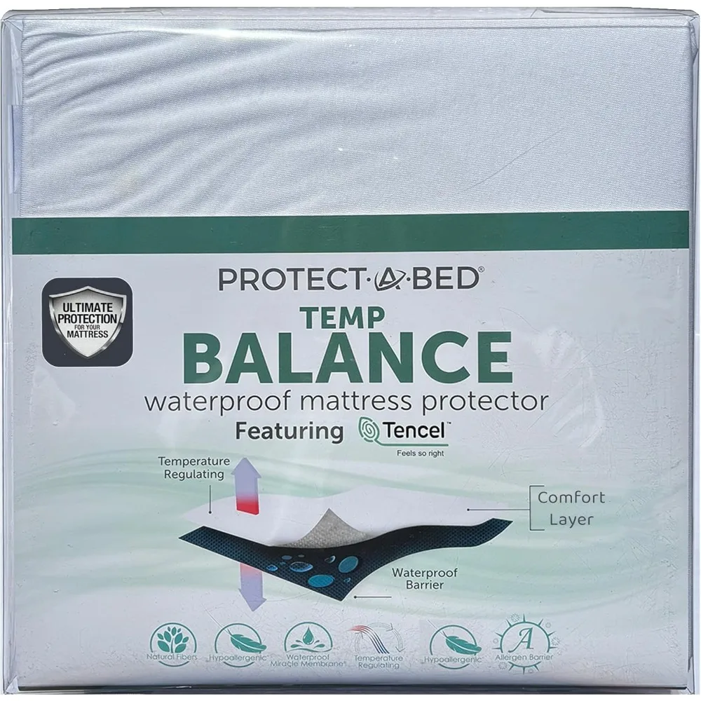 

Полноразмерный пятисторонний водонепроницаемый чехол для матраса с функцией балансировки температуры