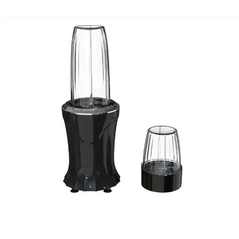 Electric juicer blender, personal smoothie blender, with BPA-free ice grinder bottle