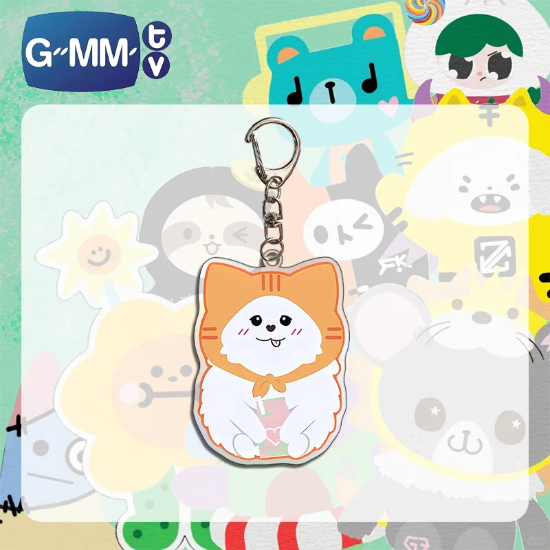 Thailand GMMTV CP Acrylic Comic Keychain 5CM Double-Sided Printed