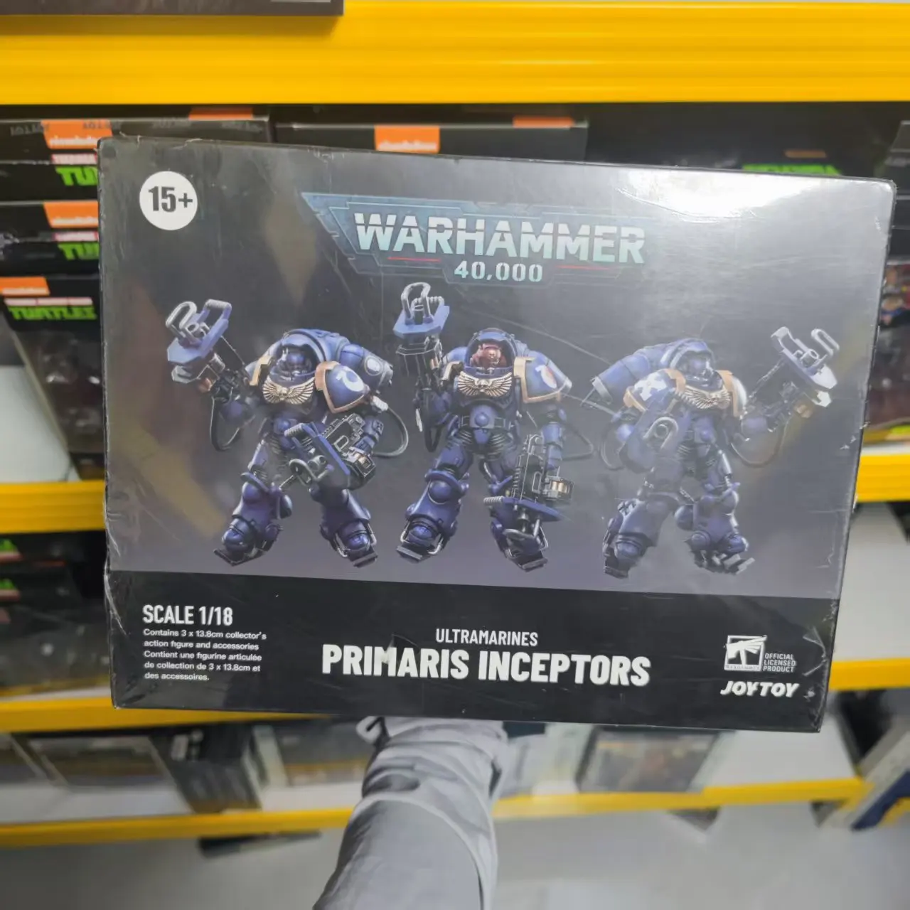 

【In Stock】JOYTOY 1/18 Action Figure Warhammer 40K Ultramarines Primaris Inceptors Model Toy Gift