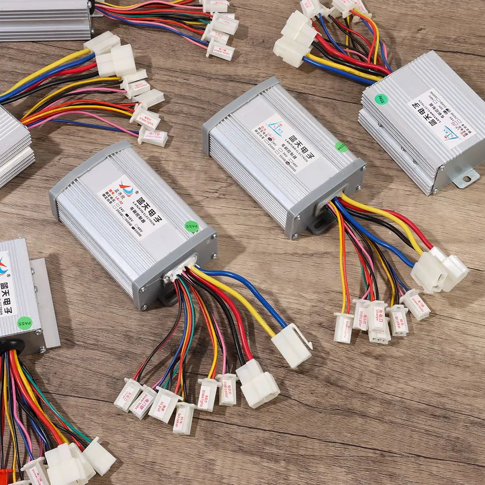 E-bike Accessories 24V/36V/48V Electric Bicycle Parts Bicycle Controller Brushed Controller Electric Bike Motor