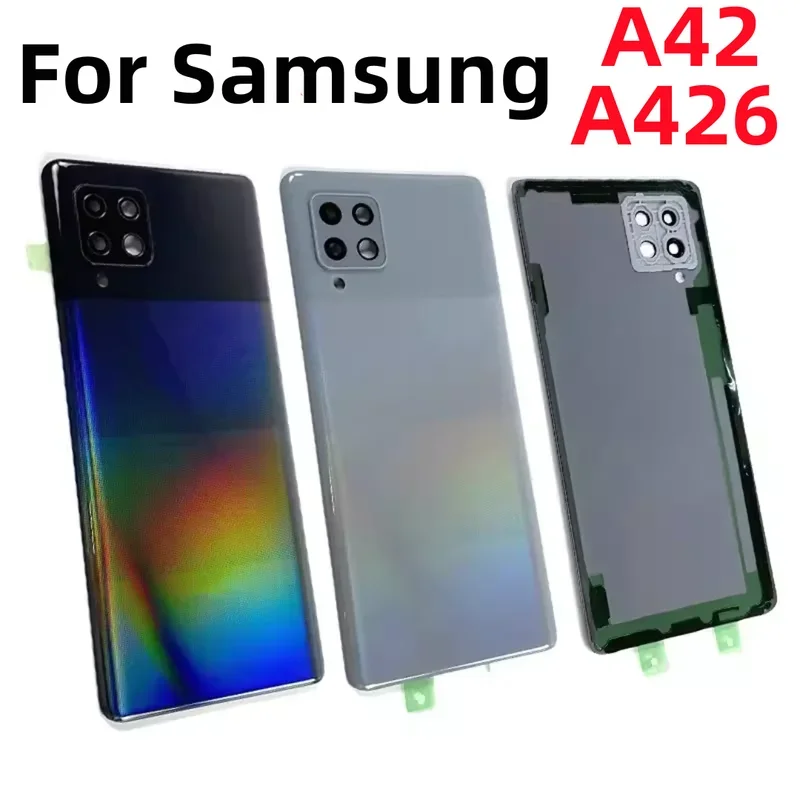 Back cover glass replacement for Samsung Galaxy A42 5G SM-A4260 a426e/DSN phone battery back cover case rear door housing case