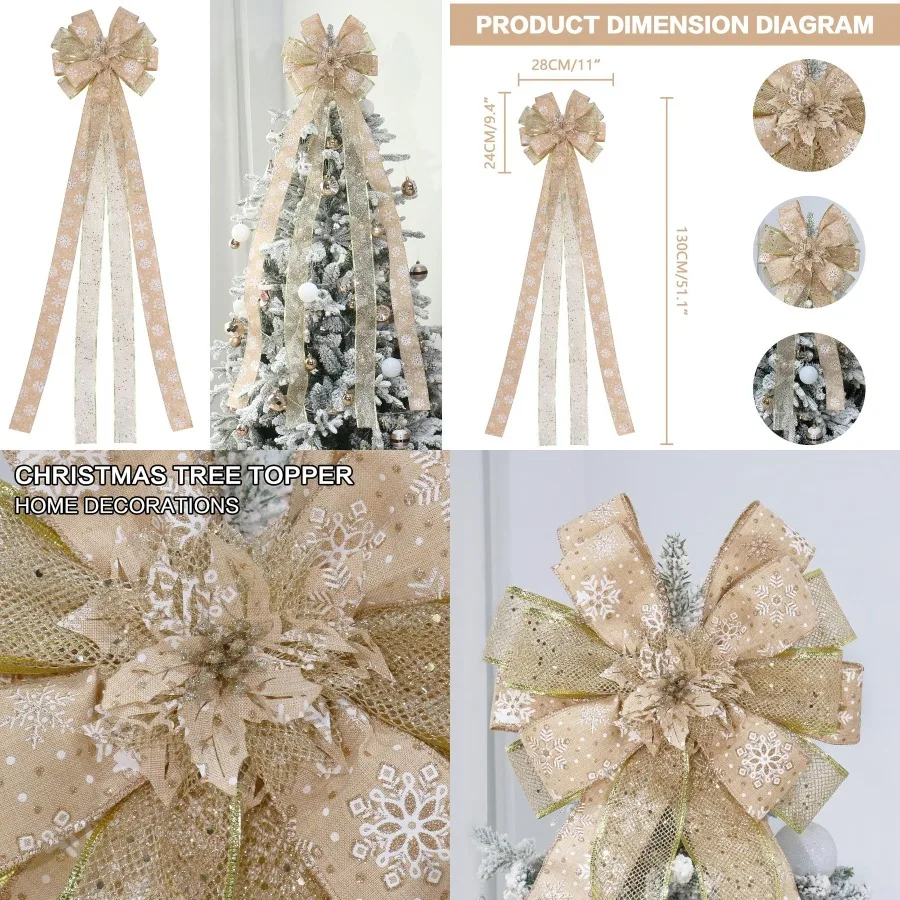 Large Gold Christma… - image