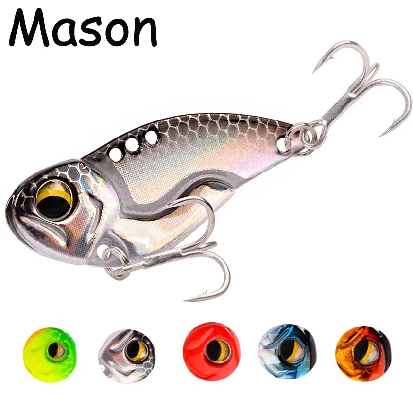 1 Pcs Metal All Water Layer Throw Colorful Vibration VIB Sequin Luya Artificial Bass Bait Special Bait for Tremor Bait