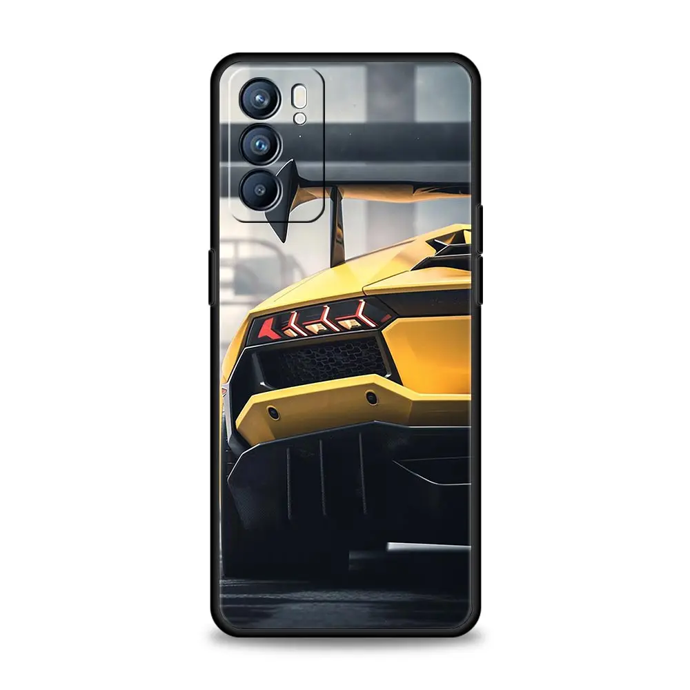 Super Car Sport Phone Case For Oppo Reno8 Reno7 Reno6 Pro A54 5G Find X6 X5 A53 A52 A9 A15 A95 A17 A16 A76 A74 A57 A31 Cover - Image 6