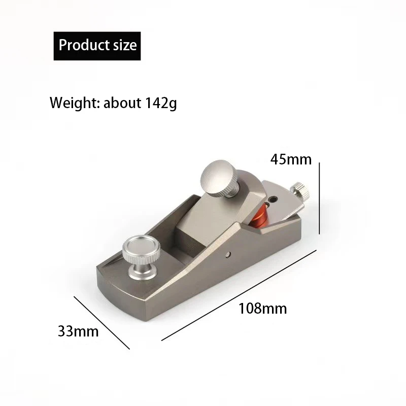 Woodworking Planer Aluminum alloy Mini Hand Planer European Flat Plane Bottom Edge Wood Trimming Plane DIY Carpenter Tool