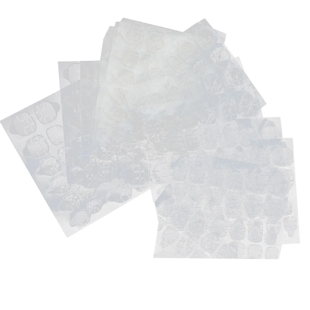 

20 Sheets Invisible Nail Tablets Reusable False Nails Waterproof Double Sided Sticker Tips Nail Glue Self Adhesive Temporary