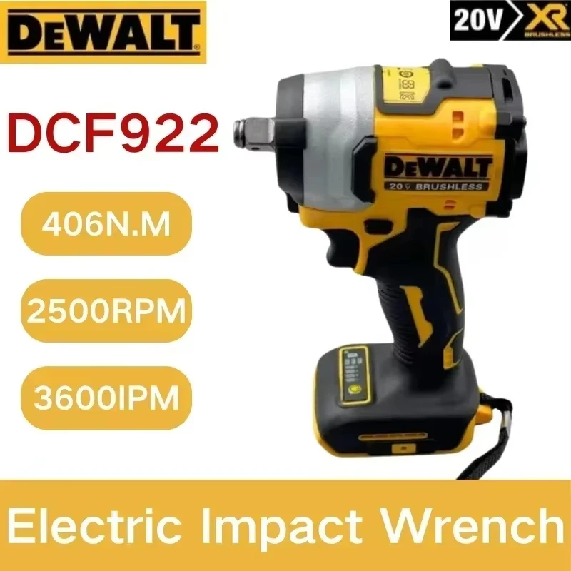 DEWALT DCF922 Fırçasız Şarj 20V Darbeli Anahtar Güçlü Tork LED Aydınlatma Kademesiz Hız Kontrolü Güçlü ve Dayanıklı Alet