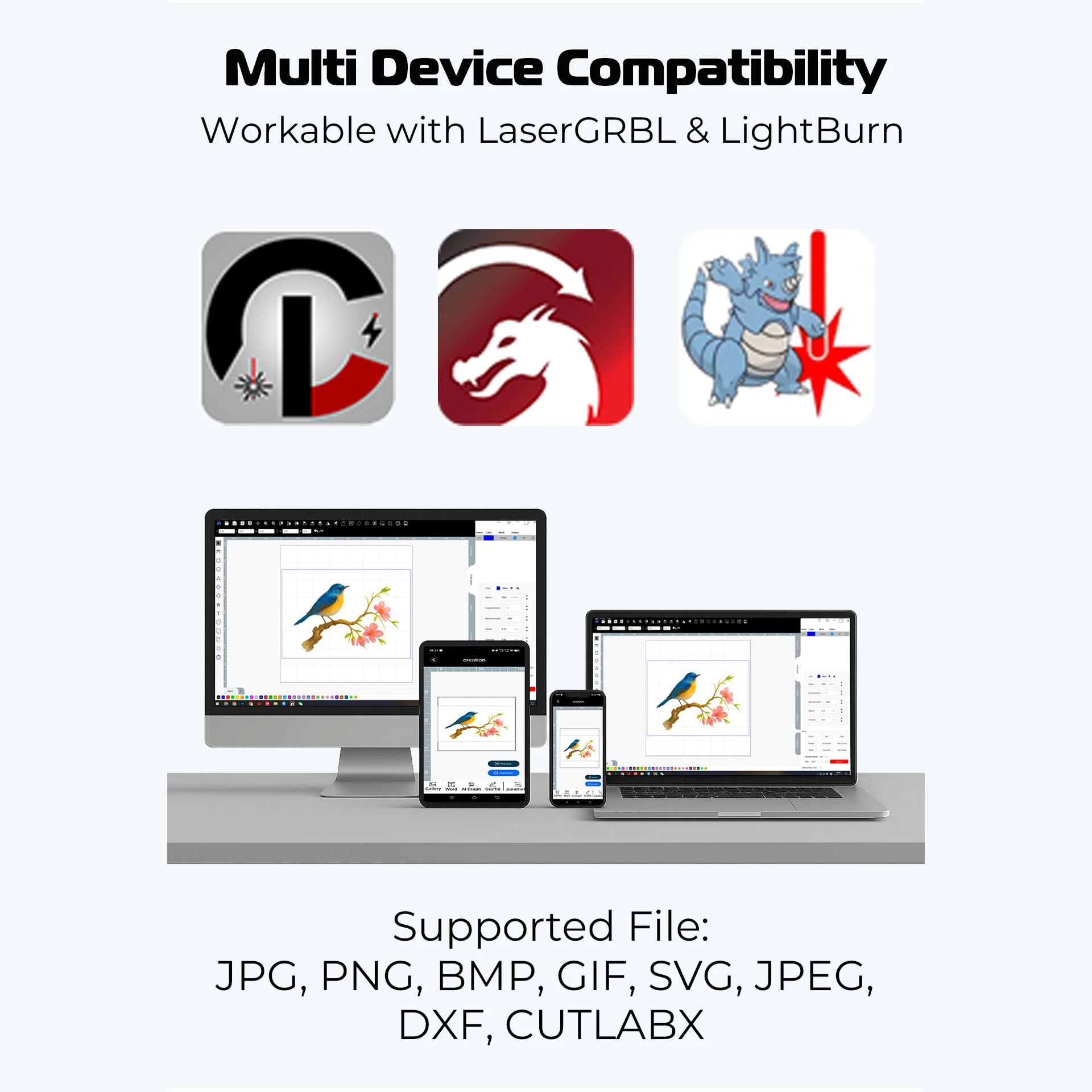 Carverall K15Pro 휴대용 레이저 조각기 5W 다이오드 조각 기계 나무 가죽 아크릴에 대한 초보자 DIY 도구