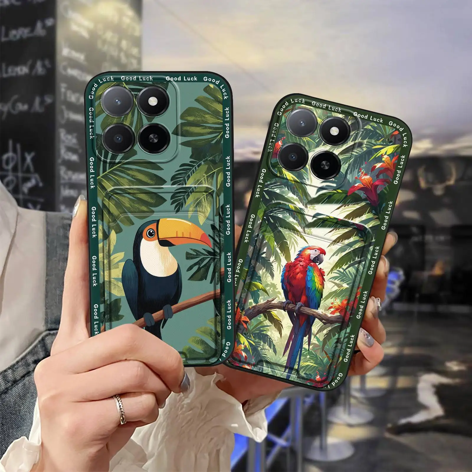 

Anti-dust Dirt-resistant Phone Case For Honor X5b/X5b Plus Shockproof Full wrap protective Card sleeve Anti-knock Cover