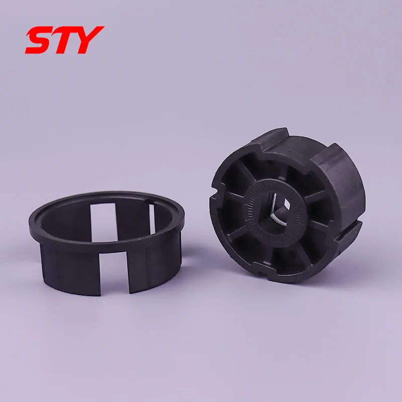 

50 шт. производство моторизованных 45 мм моторные рулонные шторы аксессуары 55 мм пластиковая трубка приводной адаптер