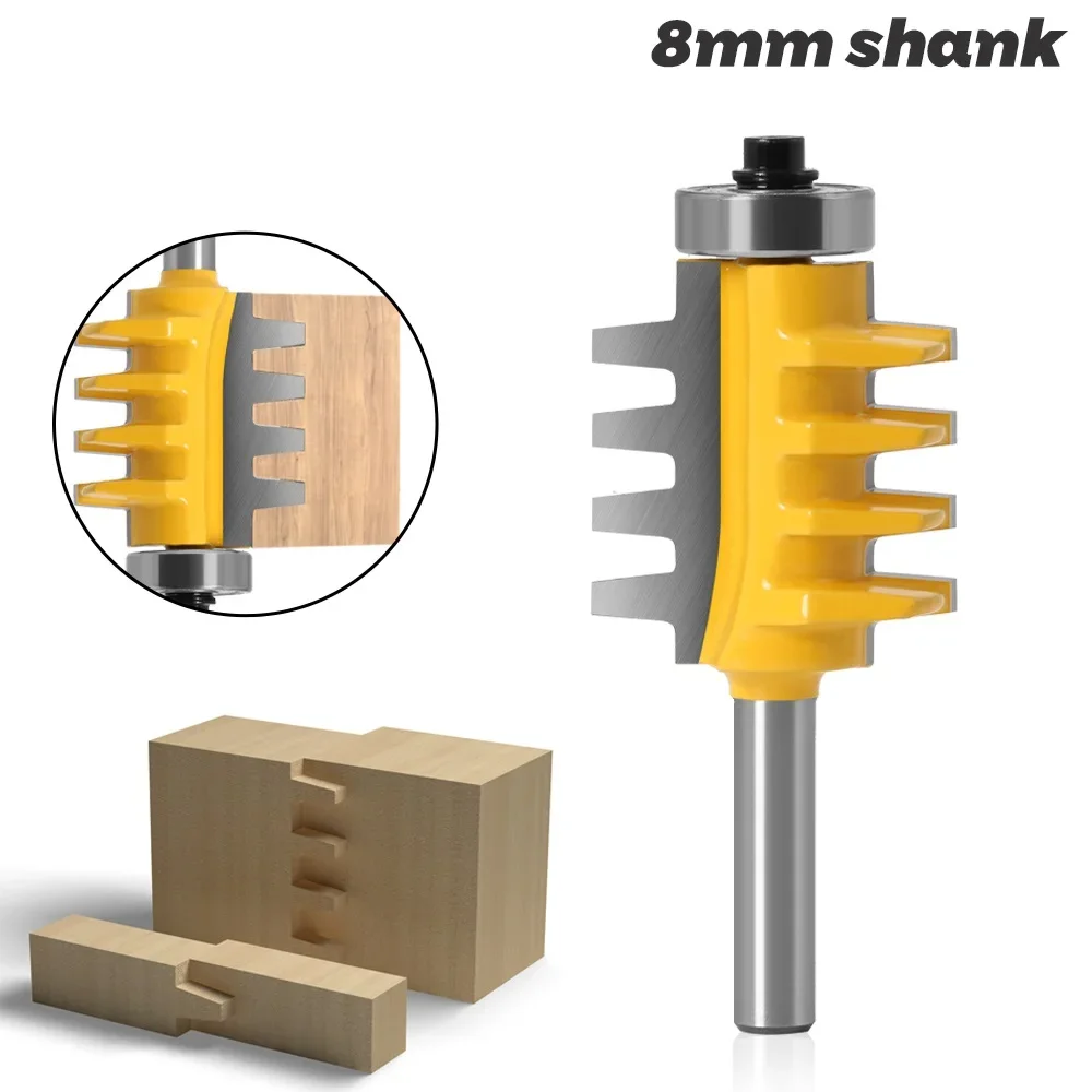 

8 мм рельс с хвостовиком, реверсивный палец, клей, фреза, конус, шип, резак для работы по дереву, электроинструменты, фреза по дереву