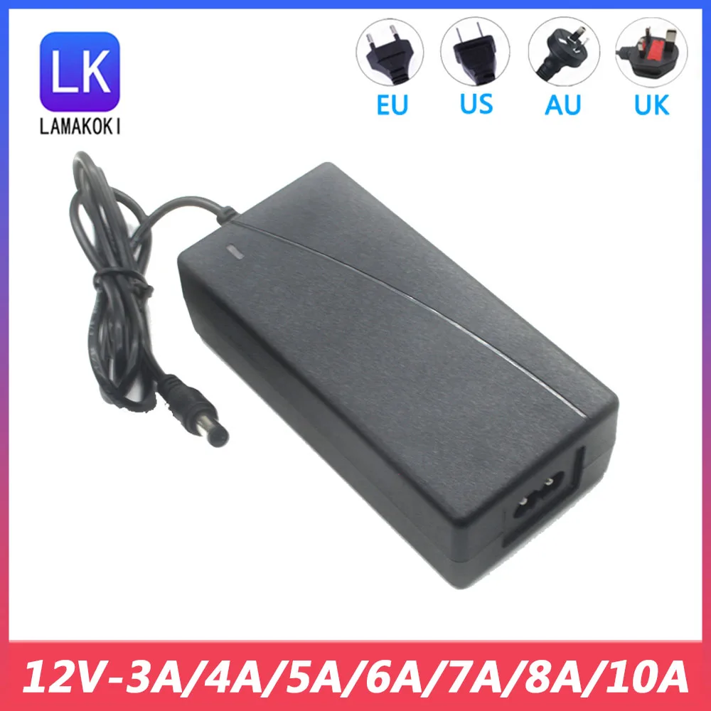 12V 3A 4A 5A 6A 7A 8A 10A DC Plug GX16 3P Suitable for 12V 8.3A Vacuum Furnace Power Equipment