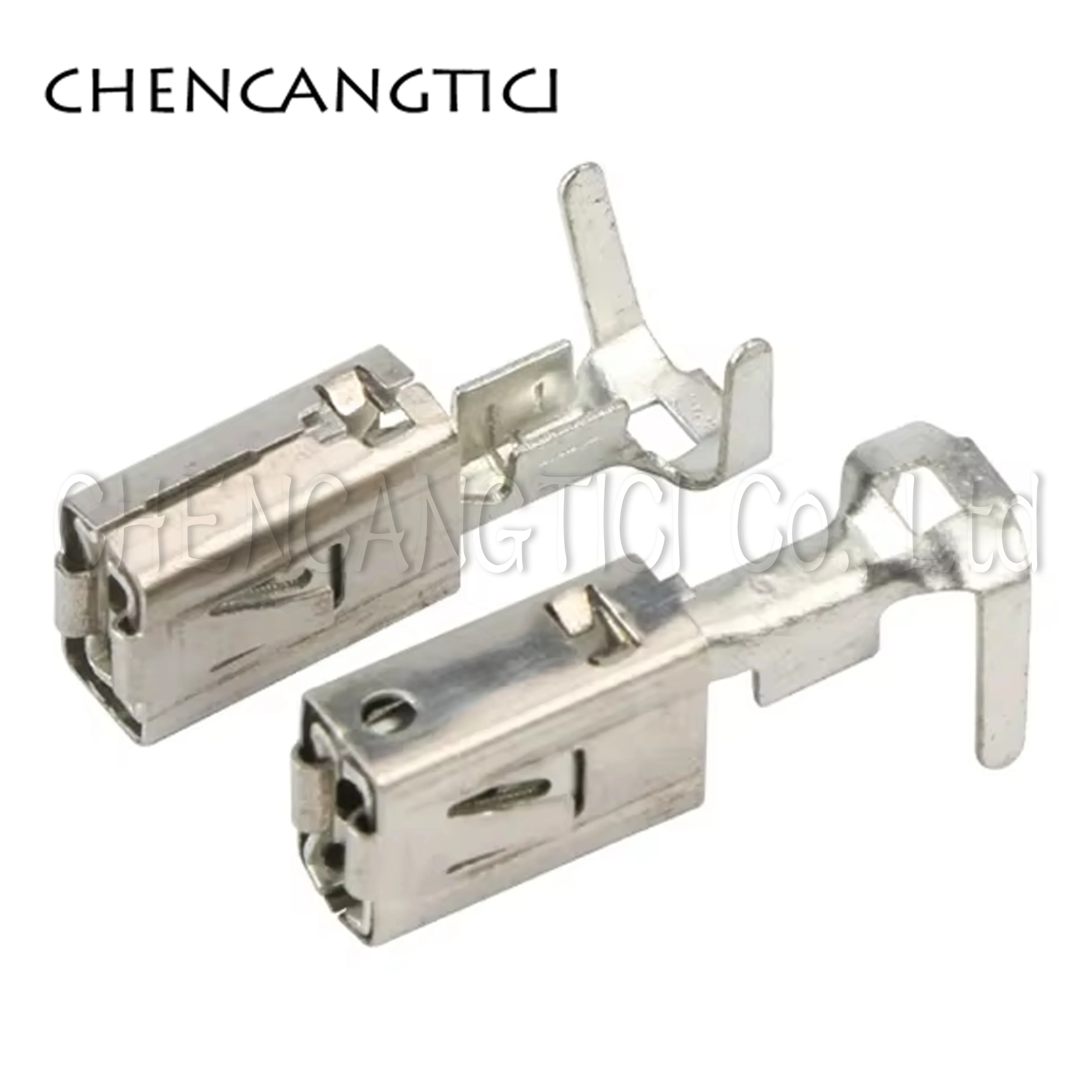 

20 Pcs 6.3 MM Automotive Wire Crimp Terminal Loose Car Electrical Connector Mental Pins