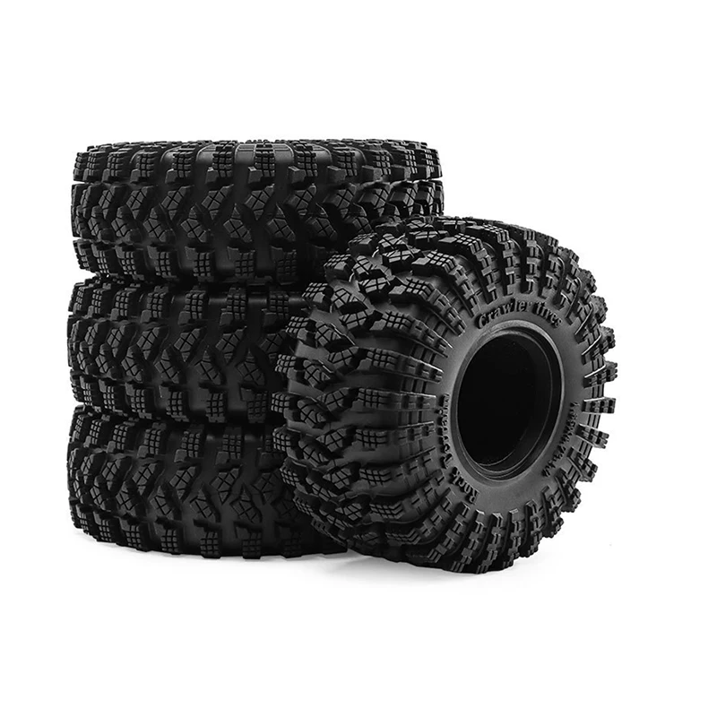 

4PCS 120mm 1.9" RC Crawler Tires for Axial SCX10/TRX4/D90 | Soft Rubber Tyre Wheels | Off-Road Climbing | Fits Redcat/MST