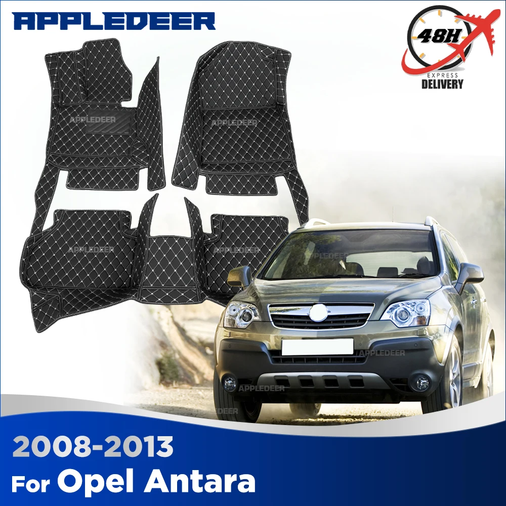 

Car Floor Mats For Opel Antara 2008-2013 2012 2011 2010 2009 Custom Auto Foot Pads Carpet Cover Interior Accessories