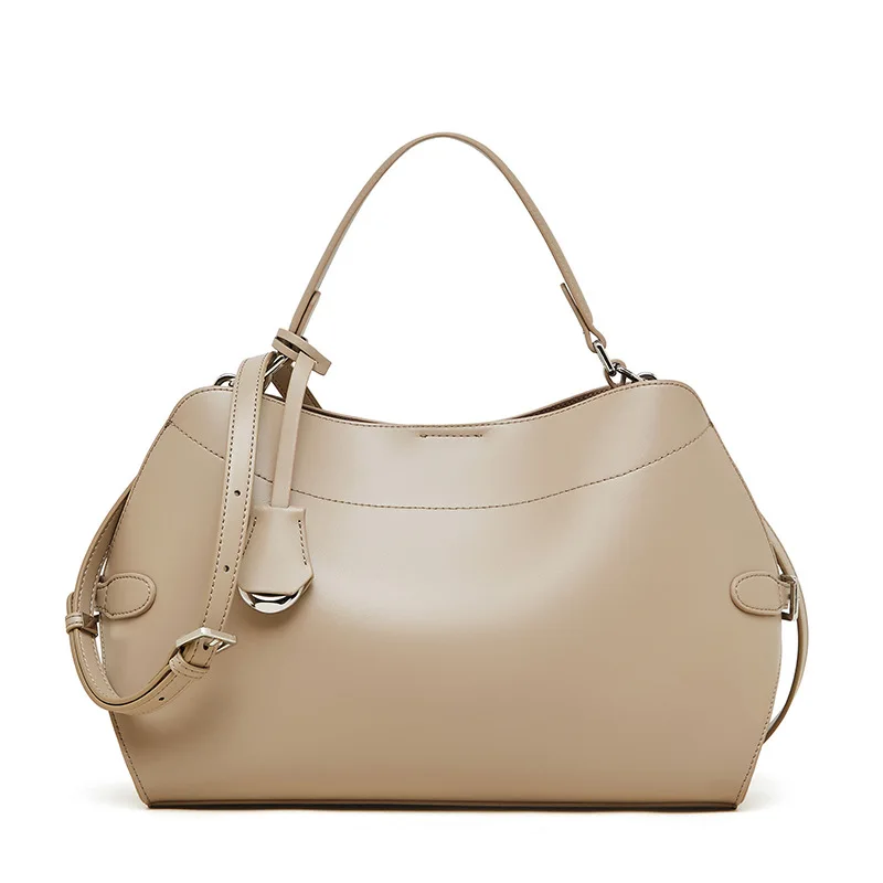 

Jonlily Women Genuine Leather Shoulder Bag Female Handbag Totes Casual Crossbody Bag High Capacity Commuter Bag Purse -KG1892