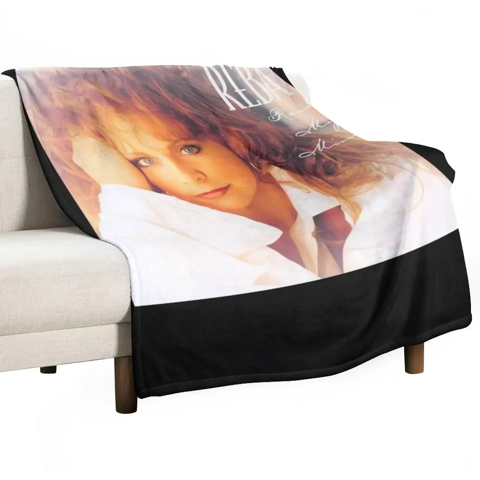 

REBA MCENTIRE Essential T-Shirt Throw Blanket For Baby cosplay anime Designers Hair Blankets