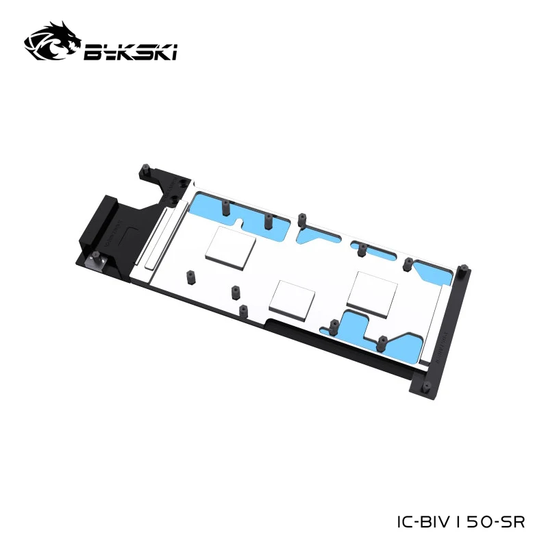 

Водяной блок Bykski с металлическим дизайном для ‌ Охлаждающий кулер для видеокарты Iluvatar Tera 150 с задней панелью без подсветки, IC-BIV150-SR