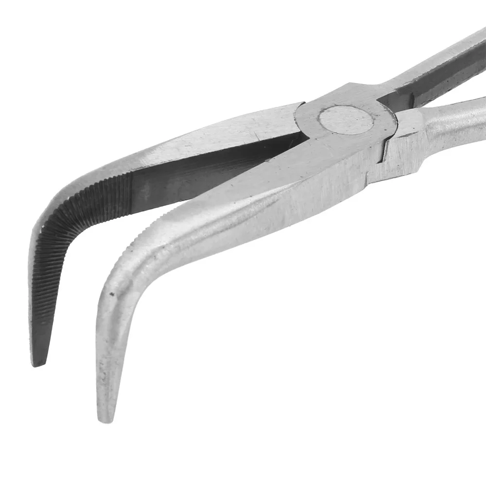 High-carbon steel Needle Nose Pliers High Temperature Quenching 280mm Length 90° Pliers 90 Degree 11in Length