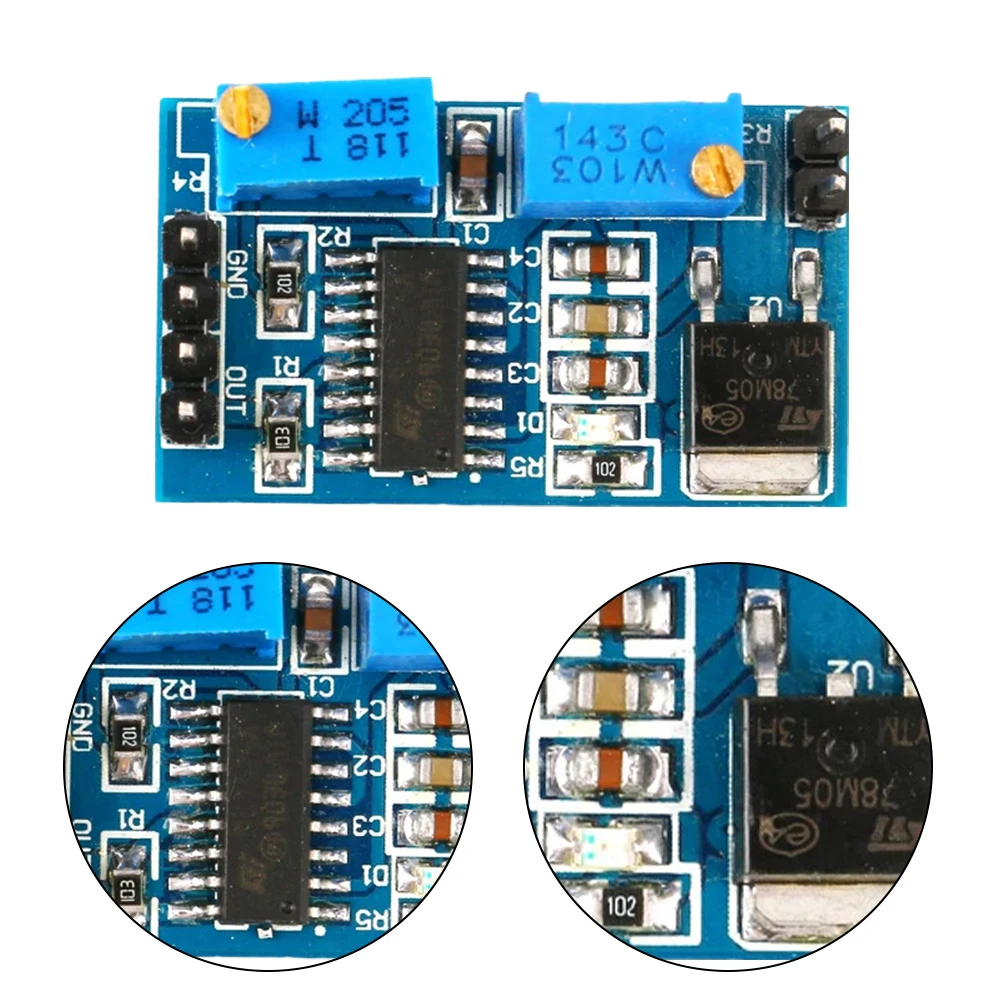 SG3525 PWM 컨트롤러 모듈 조정 가능한 주파수 200HZ-100KHZ PWM 레귤레이터 모듈 DIY 전자용 8V-12V 전원 표시기