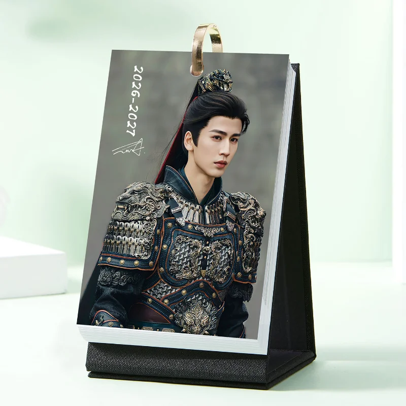 2026.10 - 2027.12 Zhang Linghe Minimalist & Fresh Desk Calendar Bi-annual Weekly Layout Chasing Jade