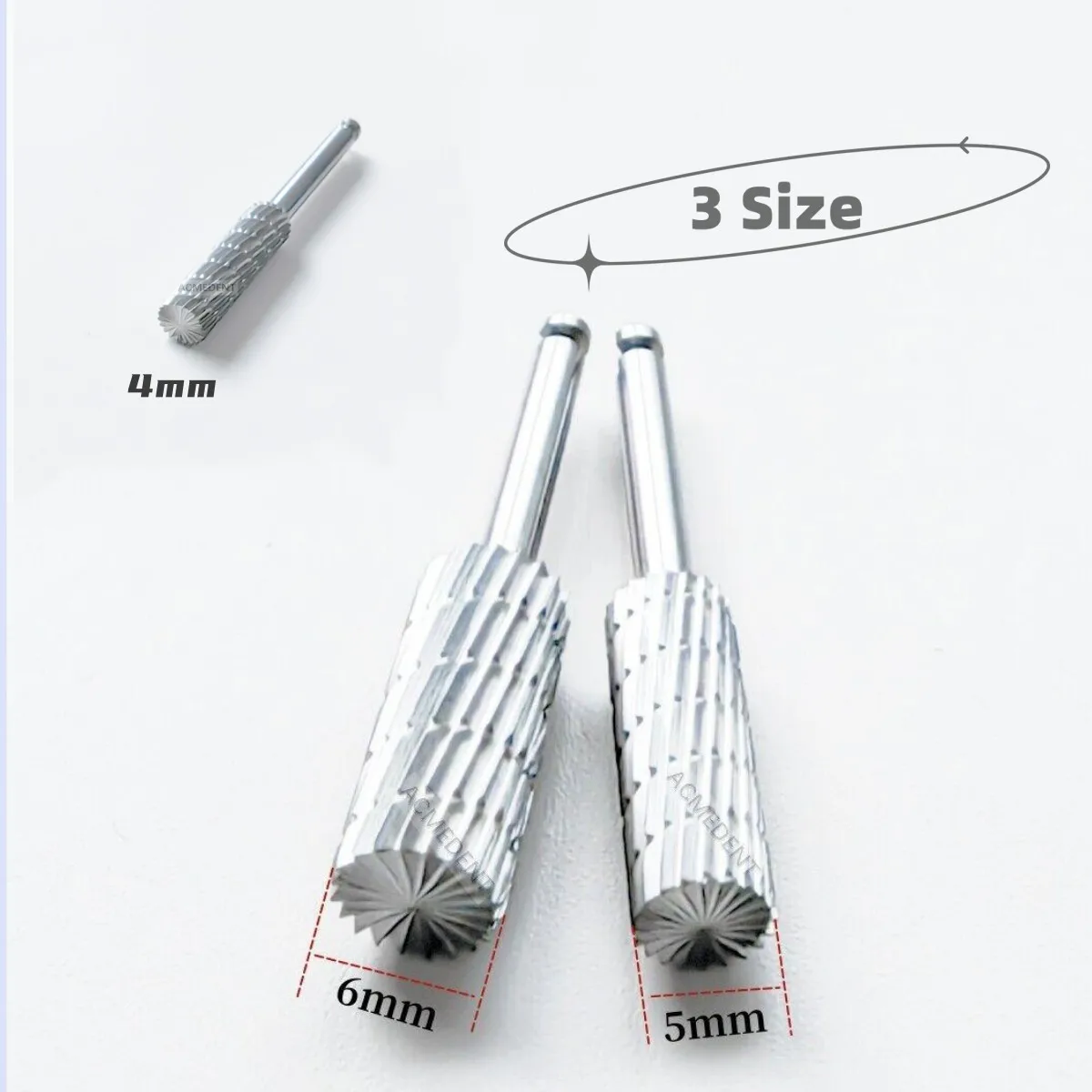 

3 Pcs Dental Ananas Trimmer Drills Shaping Sculpting Bone Ridge Contouring Bur