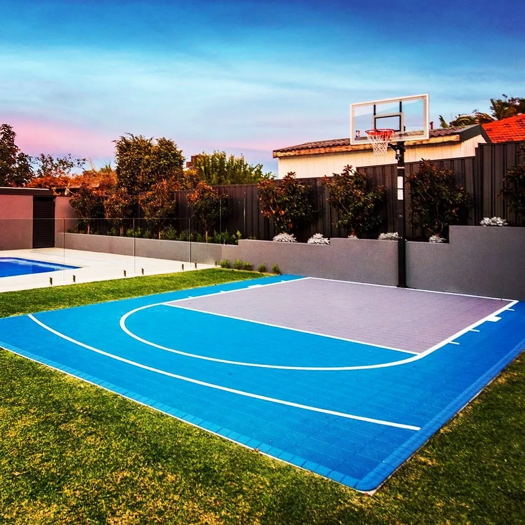 China Carpet Tile Wholesale Suspended Sports Court for Badminton Basketball Soccer Tennis Volleyball Sports Tiles